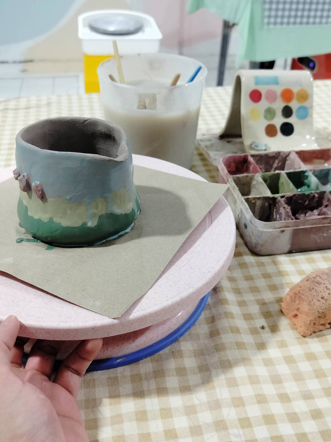 ปั้นถ้วยกาแฟดริป เวิร์คช็อปเซรามิก Satee.ceramic