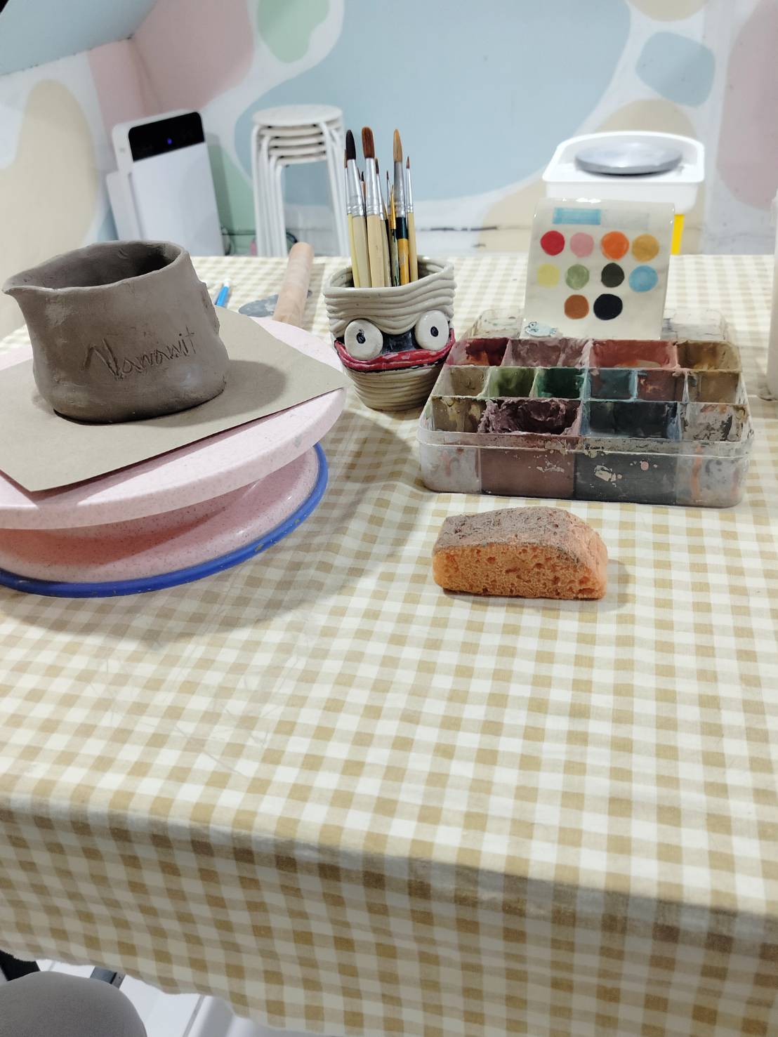 ปั้นถ้วยกาแฟดริป เวิร์คช็อปเซรามิก Satee.ceramic